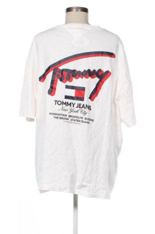 Damski T-shirt Tommy Jeans, Rozmiar 4XL, Kolor ecru, Cena 262,99 zł