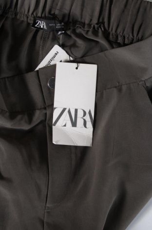 Pantaloni de femei Zara, Mărime S, Culoare Verde, Preț 159,59 Lei