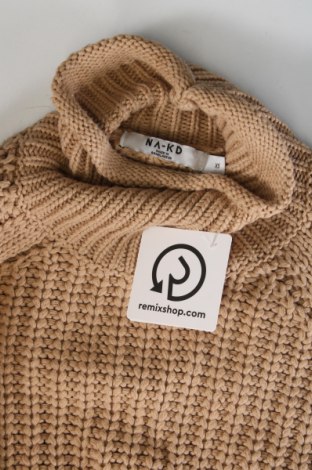 Damenpullover NA-KD, Größe XS, Farbe Beige, Preis 13,99 €