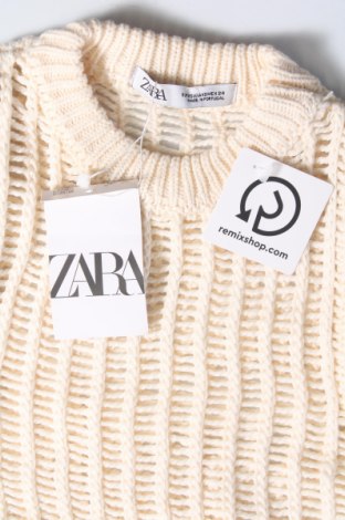 Damski sweter Zara, Rozmiar XS, Kolor ecru, Cena 198,99 zł