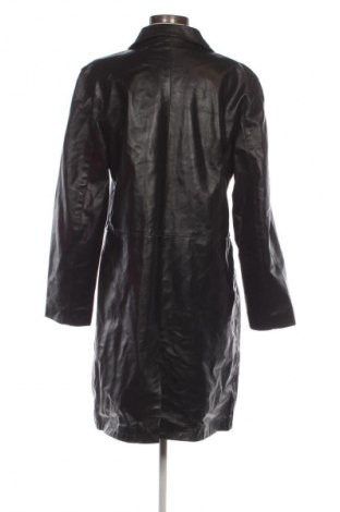 Damen Ledermantel Made In Italy, Größe XL, Farbe Schwarz, Preis 64,99 €