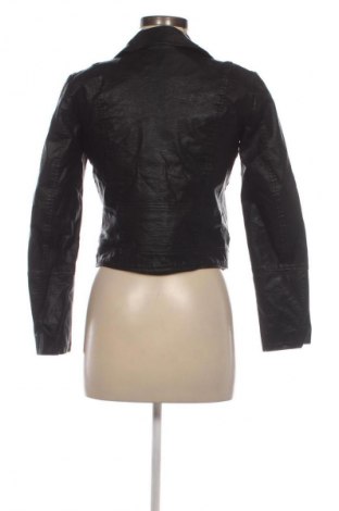 Damen Lederjacke Jacqueline De Yong, Größe XXS, Farbe Schwarz, Preis 19,99 €