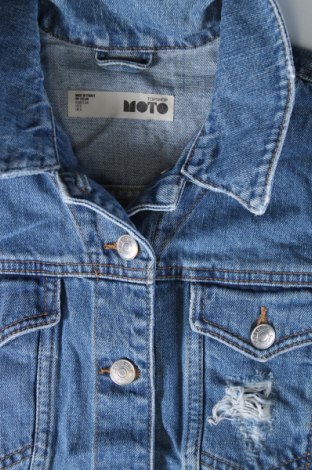 Γυναικείο μπουφάν Topshop Moto, Μέγεθος XS, Χρώμα Μπλέ, Τιμή 34,49 €