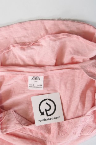 Kinder Shirt Zara Kids, Größe 7-8y/ 128-134 cm, Farbe Rosa, Preis € 7,22