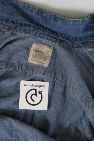 Dětská košile  Denim&Co., Velikost 11-12y/ 152-158 cm, Barva Modrá, Cena  149,00 Kč