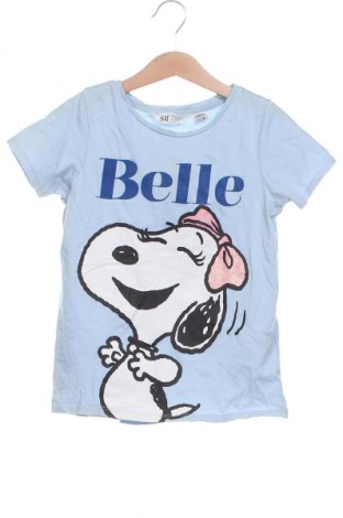 Kinder T-Shirt H&M, Größe 6-7y/ 122-128 cm, Farbe Blau, Preis 6,00 €