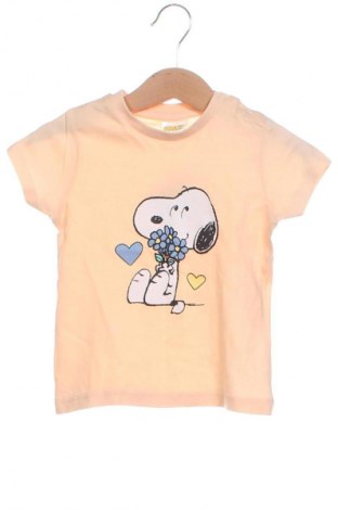 Dziecięcy T-shirt Peanuts, Rozmiar 6-9m/ 68-74 cm, Kolor Beżowy, Cena 23,00 zł