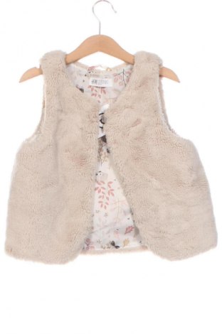 Kinderweste H&M, Größe 6-7y/ 122-128 cm, Farbe Beige, Preis 14,99 €