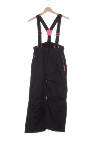 Pantaloni pentru copii pentru sporturi de iarnă Y.F.K., Mărime 7-8y/ 128-134 cm, Culoare Negru, Preț 190,99 Lei