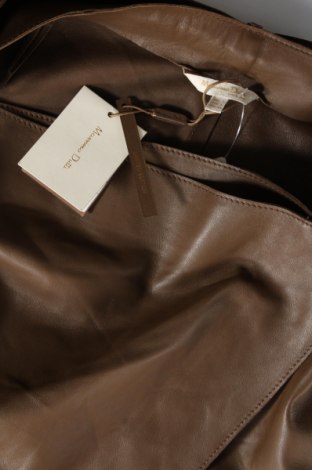 Δερμάτινη φούστα Massimo Dutti, Μέγεθος L, Χρώμα Καφέ, Τιμή 127,32 €