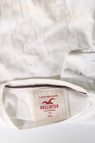 Ανδρική μπλούζα Hollister, Μέγεθος XXL, Χρώμα Λευκό, Τιμή 8,99 €