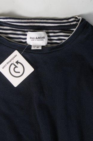 Мъжка блуза Pull&Bear, Размер L, Цвят Син, Цена 10,99 лв.