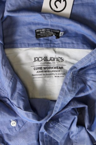 Ανδρικό πουκάμισο Jack & Jones, Μέγεθος XL, Χρώμα Μπλέ, Τιμή 21,49 €