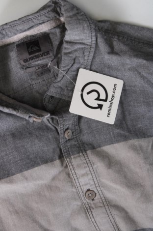 Herrenhemd Quiksilver, Größe L, Farbe Grau, Preis € 17,39