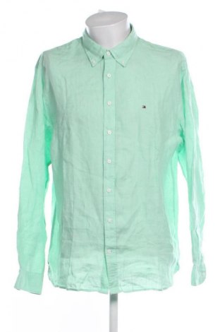 Męska koszula Tommy Hilfiger, Rozmiar XXL, Kolor Zielony, Cena 584,99 zł