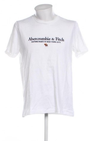 Tricou de bărbați Abercrombie & Fitch, Mărime L, Culoare Alb, Preț 39,90 Lei