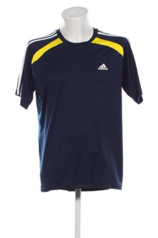 Herren T-Shirt Adidas, Größe L, Farbe Blau, Preis € 18,99