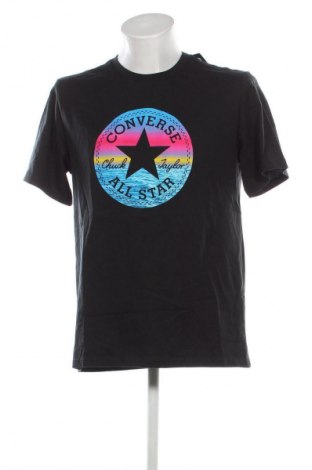 Męski T-shirt Converse, Rozmiar L, Kolor Czarny, Cena 142,53 zł