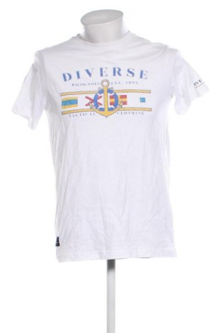 Męski T-shirt Diverse, Rozmiar S, Kolor Biały, Cena 71,00 zł