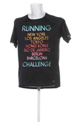 Ανδρικό t-shirt H&M Sport, Μέγεθος L, Χρώμα Μαύρο, Τιμή 4,99 €