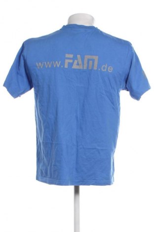 Męski T-shirt Hanes, Rozmiar L, Kolor Niebieski, Cena 29,99 zł