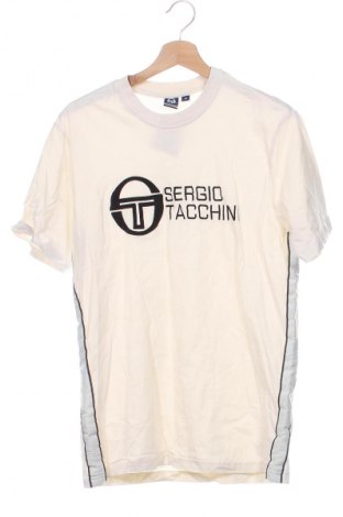 Мъжка тениска Sergio Tacchini, Размер M, Цвят Екрю, Цена 41,35 лв.