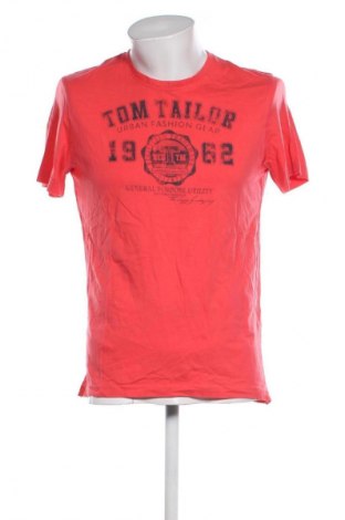 Męski T-shirt Tom Tailor, Rozmiar M, Kolor Czerwony, Cena 22,99 zł