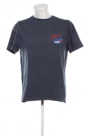 Męski T-shirt Tommy Jeans, Rozmiar M, Kolor Niebieski, Cena 252,99 zł