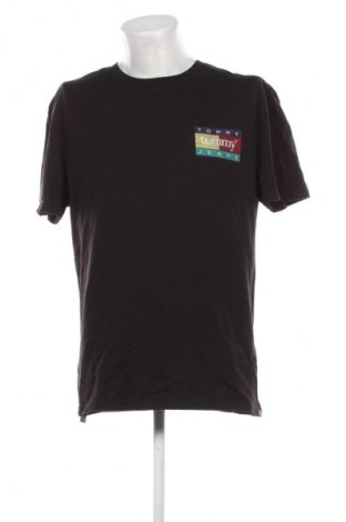 Ανδρικό t-shirt Tommy Jeans, Μέγεθος XL, Χρώμα Μαύρο, Τιμή 50,99 €