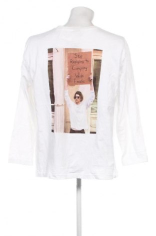 Ανδρικό t-shirt Zara, Μέγεθος L, Χρώμα Λευκό, Τιμή 9,99 €