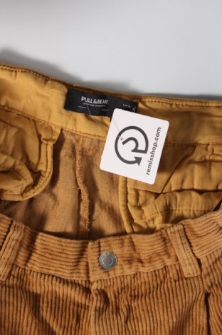 Ανδρικό κοτλέ παντελόνι Pull&Bear, Μέγεθος L, Χρώμα Πορτοκαλί, Τιμή 24,49 €