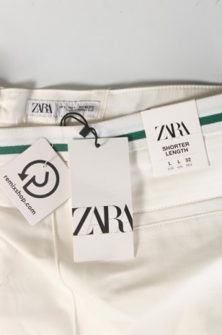 Herren Shorts Zara, Größe M, Farbe Weiß, Preis € 19,99