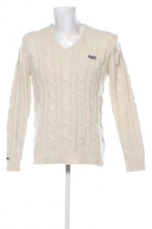 Herrenpullover Superdry, Größe L, Farbe Ecru, Preis € 32,99