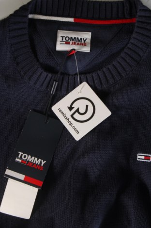 Męski sweter Tommy Hilfiger, Rozmiar S, Kolor Niebieski, Cena 452,99 zł