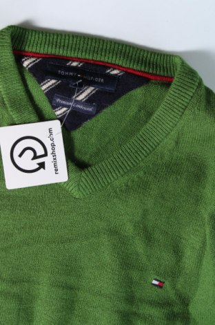 Męski sweter Tommy Hilfiger, Rozmiar M, Kolor Zielony, Cena 284,99 zł