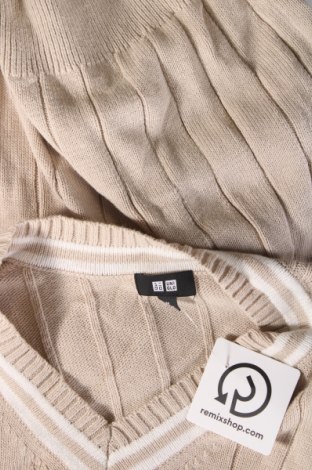 Herrenpullover Uniqlo, Größe M, Farbe Beige, Preis € 16,99