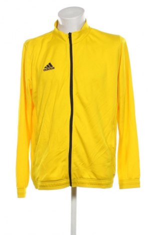 Ανδρική αθλητική ζακέτα Adidas, Μέγεθος XL, Χρώμα Κίτρινο, Τιμή 29,99 €