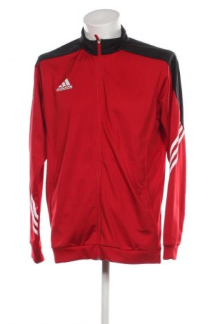 Ανδρική αθλητική ζακέτα Adidas, Μέγεθος XL, Χρώμα Κόκκινο, Τιμή 28,99 €