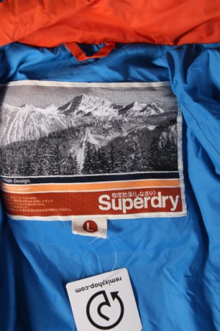 Ανδρικό μπουφάν Superdry, Μέγεθος L, Χρώμα Πορτοκαλί, Τιμή 57,99 €