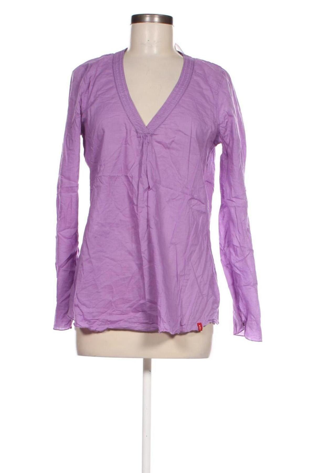 Damen Shirt Edc By Esprit, Größe M, Farbe Lila, Preis 11,99 €