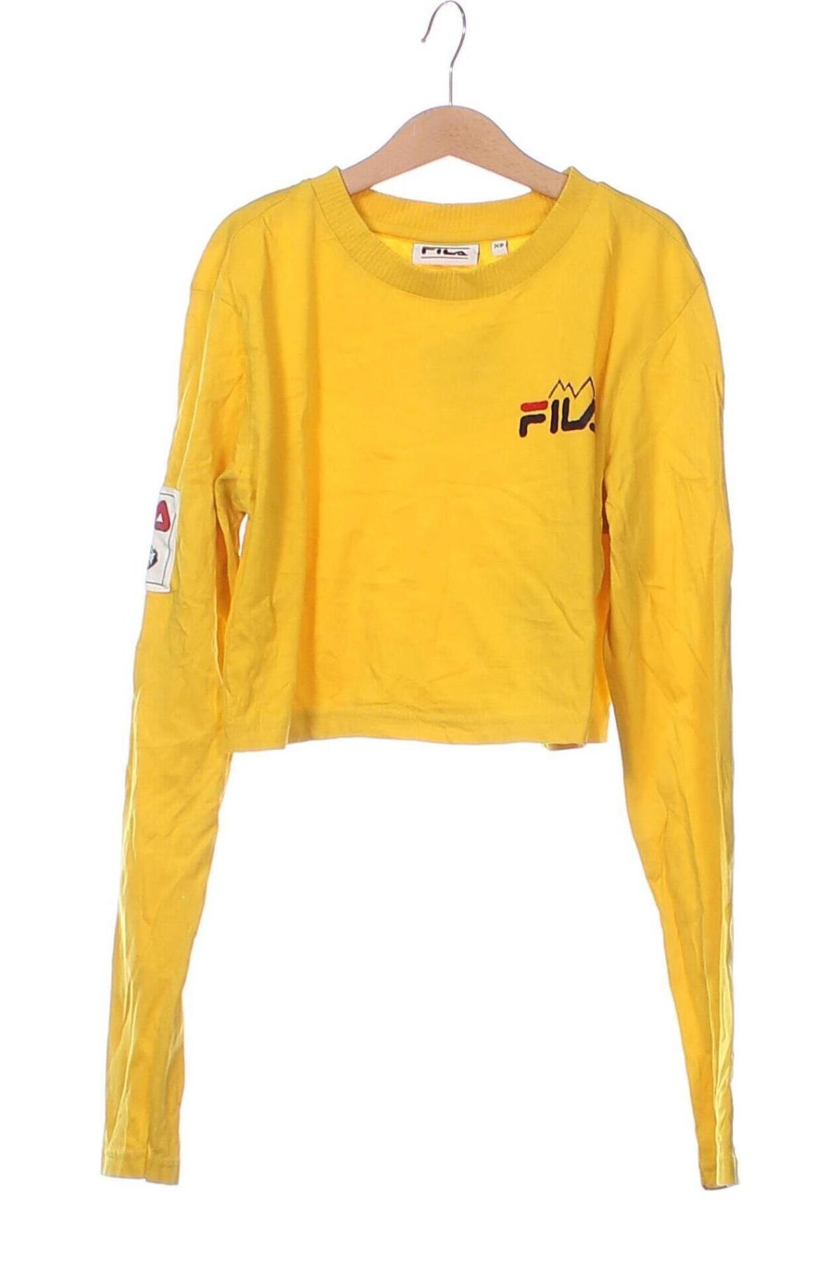 Damen Shirt FILA, Größe XS, Farbe Gelb, Preis 12,99 €