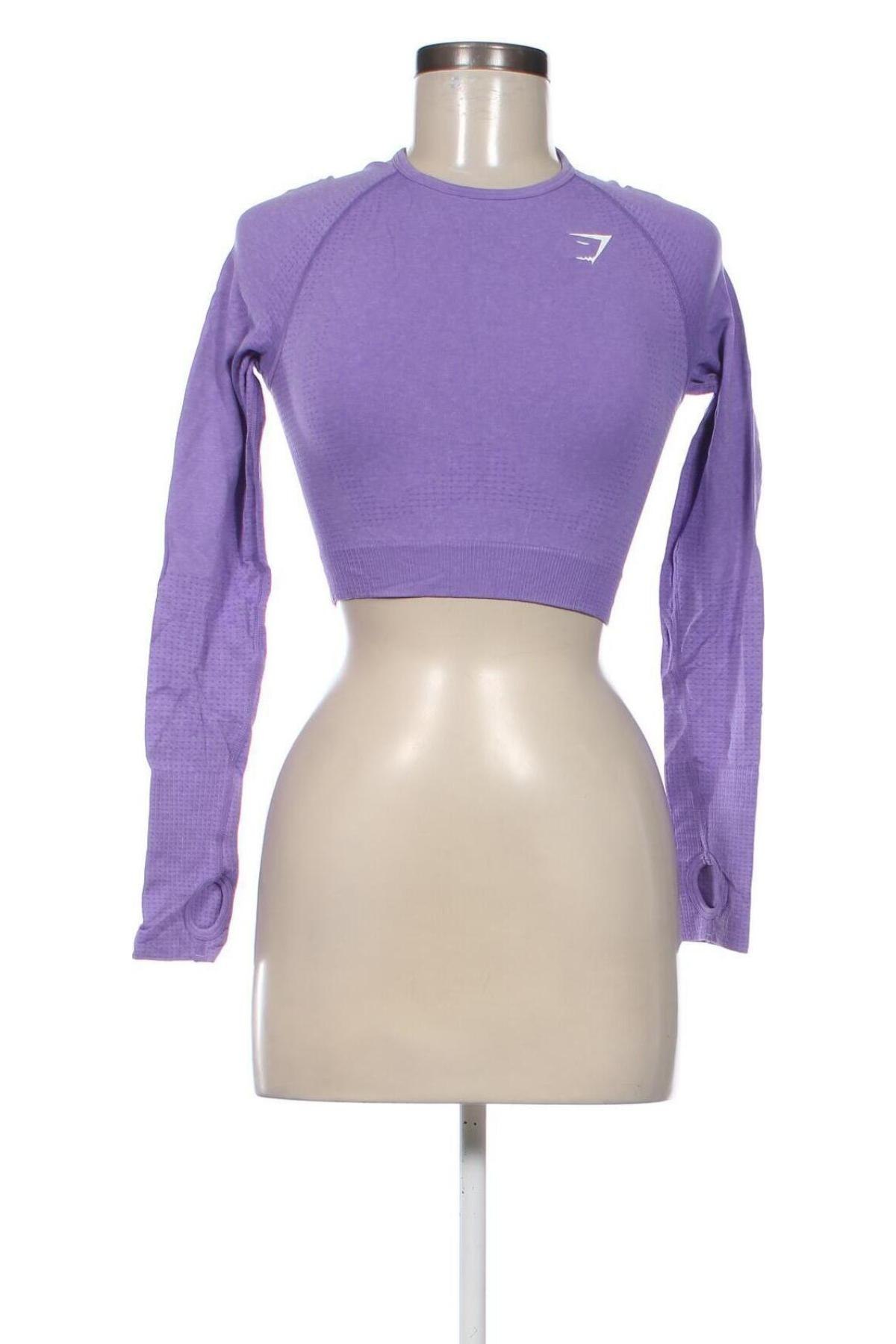 Damen Shirt Gymshark, Größe S, Farbe Lila, Preis € 18,99