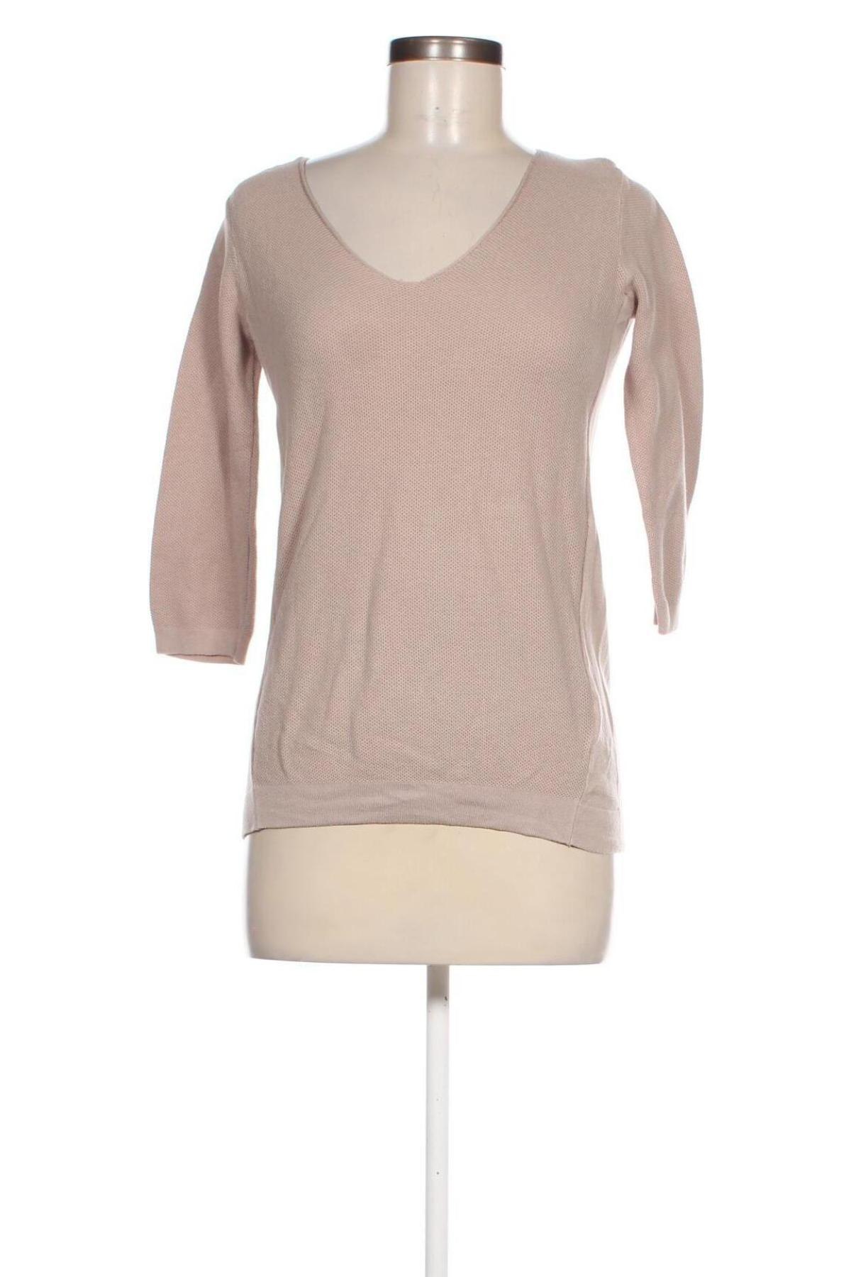 Damen Shirt Jean Pascale, Größe M, Farbe Beige, Preis 10,00 €