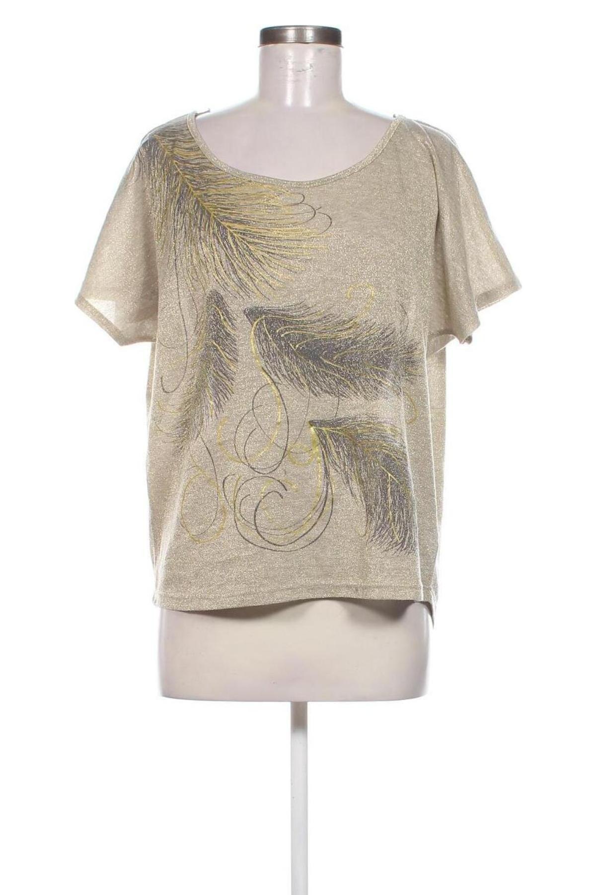 Damen Shirt Okay, Größe M, Farbe Golden, Preis € 9,72