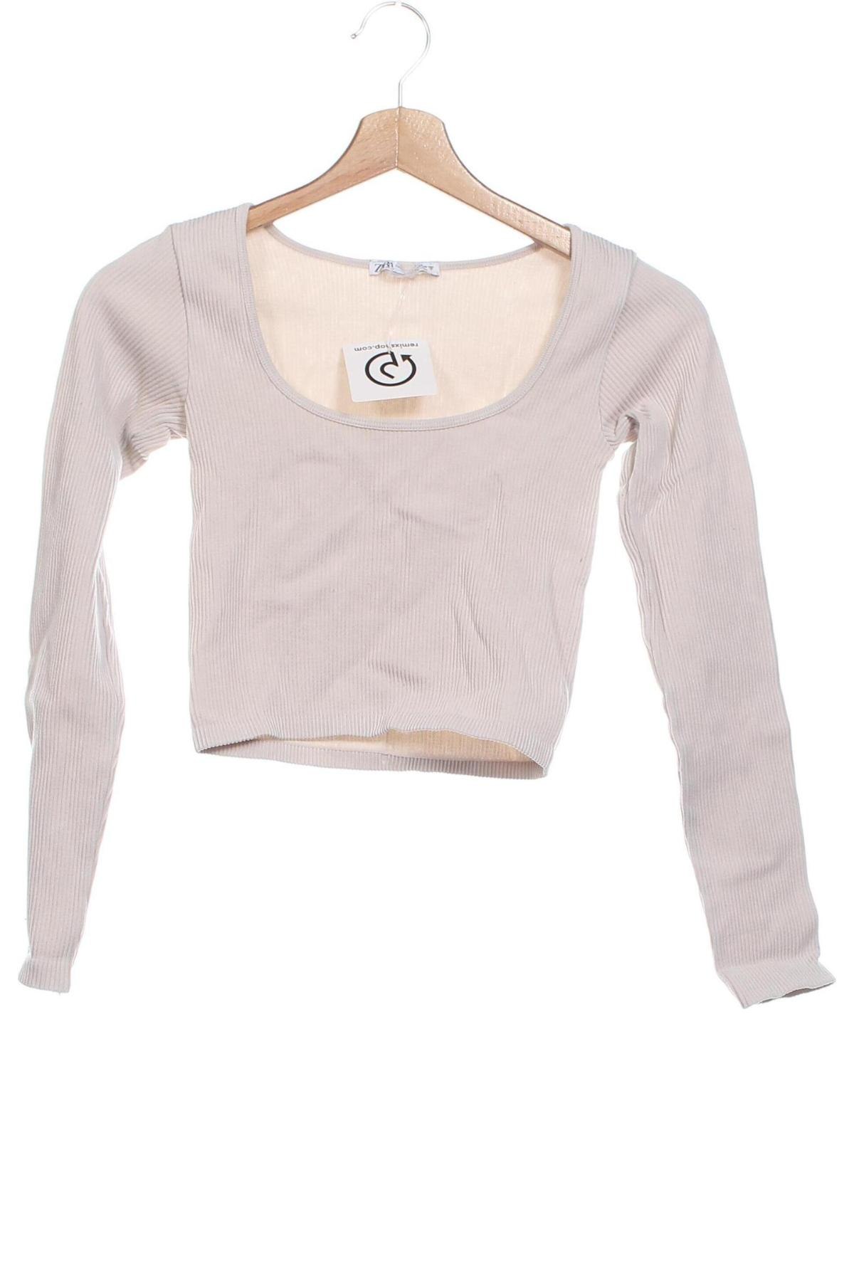 Damen Shirt Zara, Größe XS, Farbe Beige, Preis € 17,50