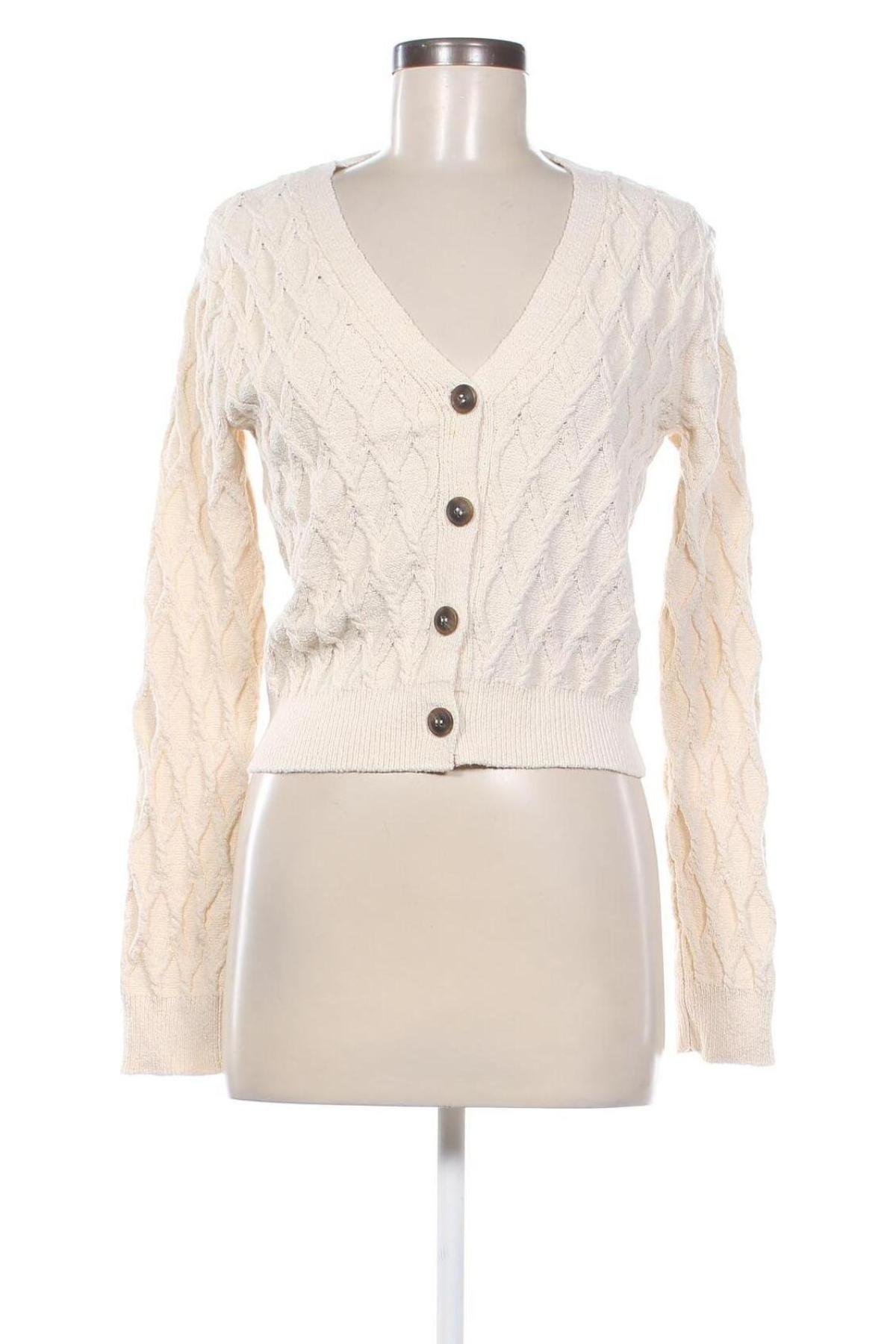 Cardigan de damă Mango, Mărime M, Culoare Ecru, Preț 88,99 Lei