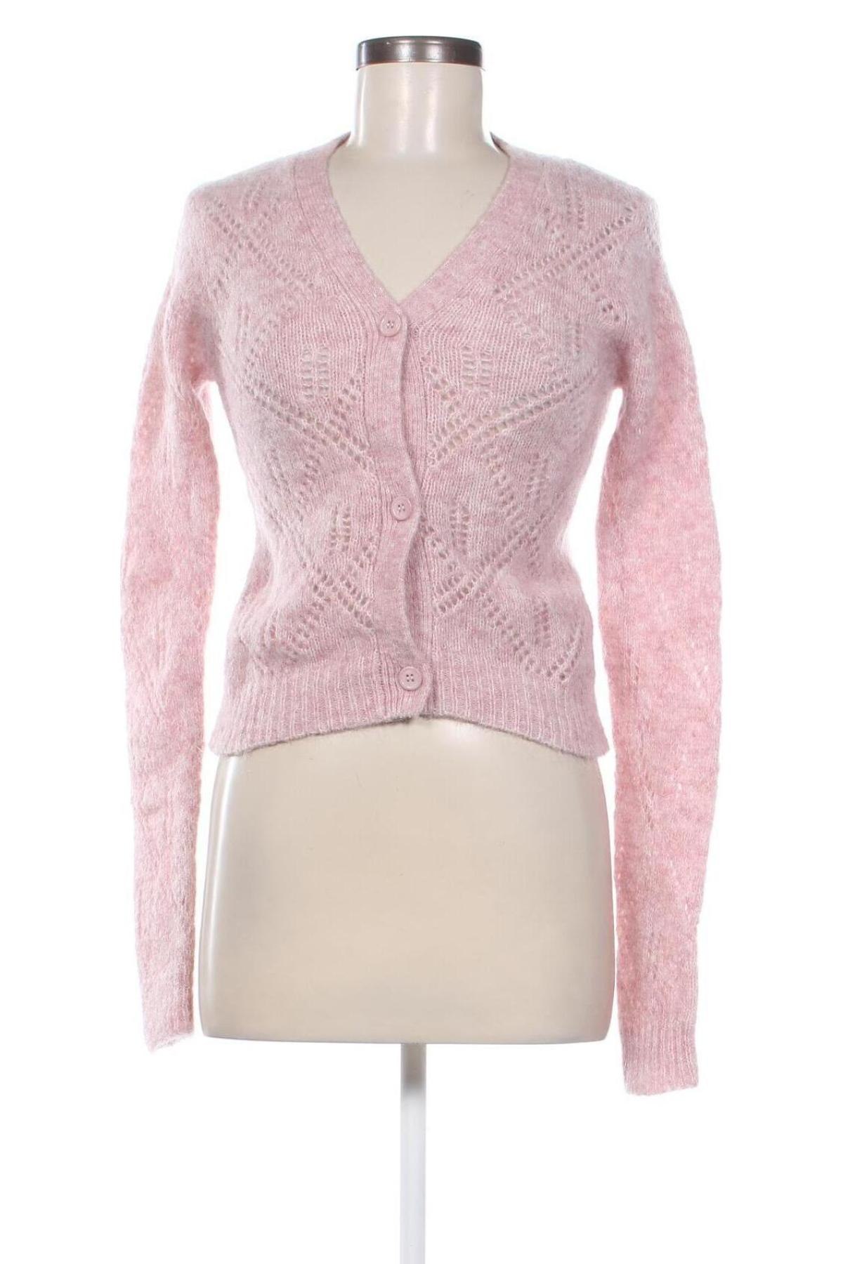 Damen Strickjacke Zara, Größe S, Farbe Rosa, Preis 18,99 €