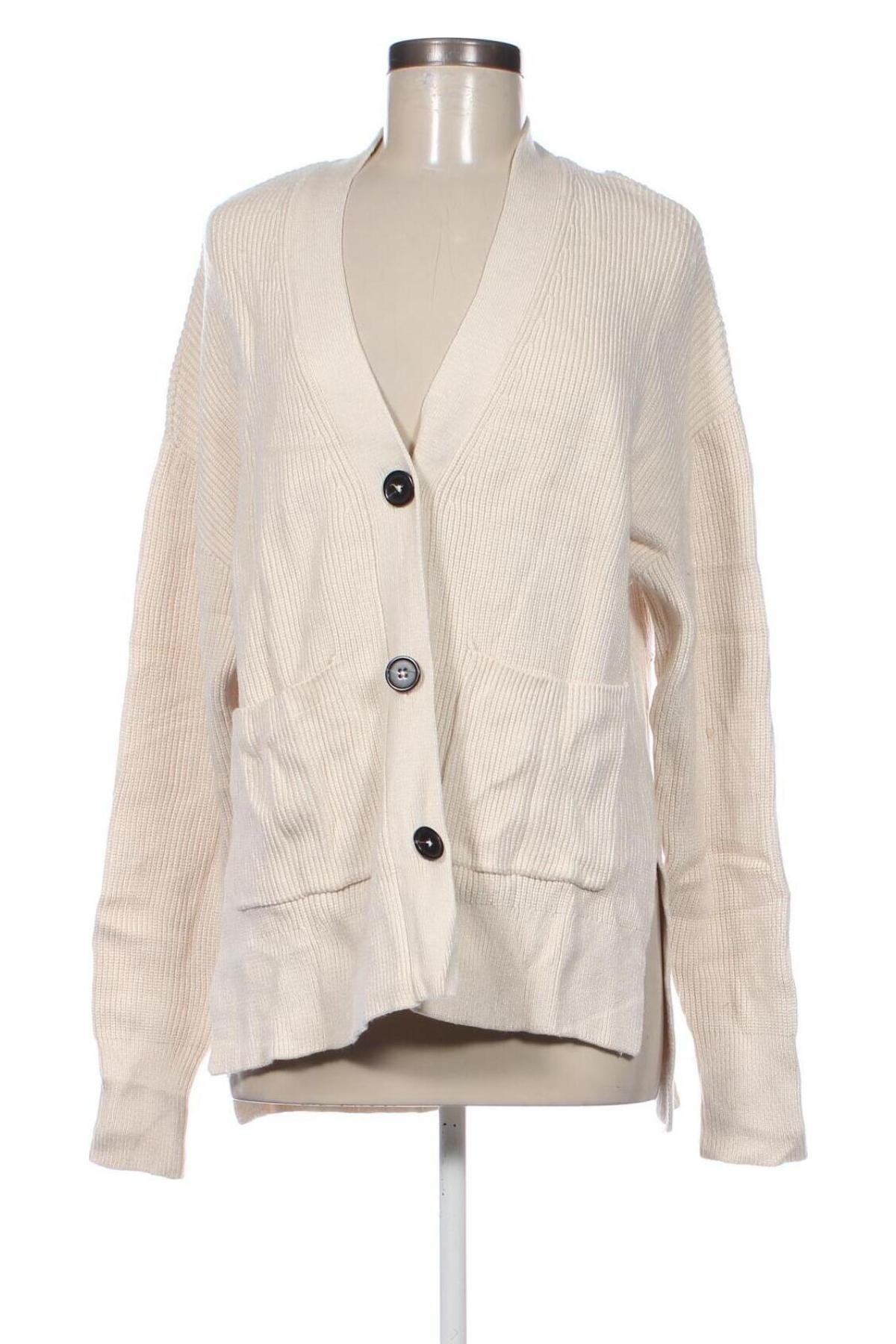 Damen Strickjacke Zara, Größe M, Farbe Beige, Preis € 12,99