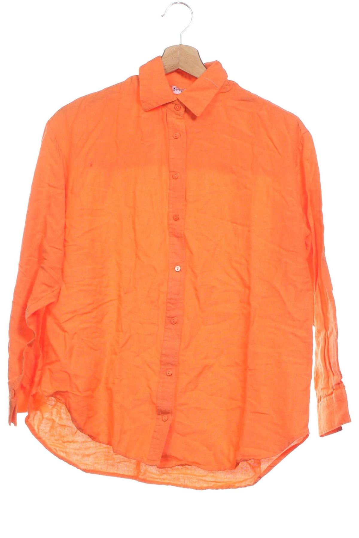 Damenbluse Stradivarius, Größe XS, Farbe Orange, Preis € 13,00