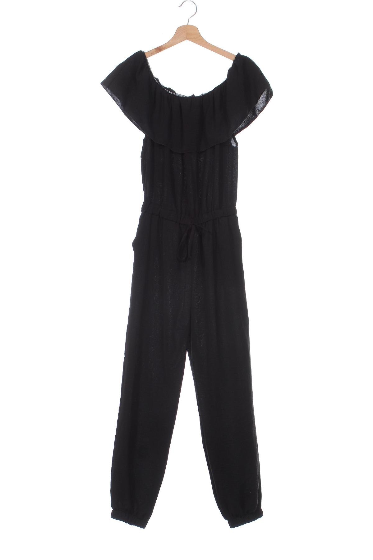 Langer Damen-Overall, Größe XXS, Farbe Schwarz, Preis € 24,55